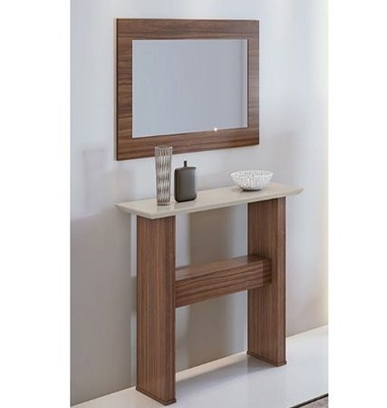 Apogeu console d’entrée Imbuia Naturale 116 cm  sans miroir