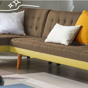 Berham clic clac Marron et jaune