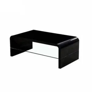 Primis table basse contemporaine noire (pirate)