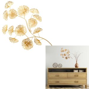 Décoration Murale Fleur Métal 52CM M8