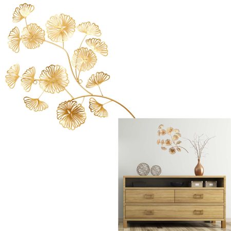 Décoration Murale Fleur Métal 52CM M8