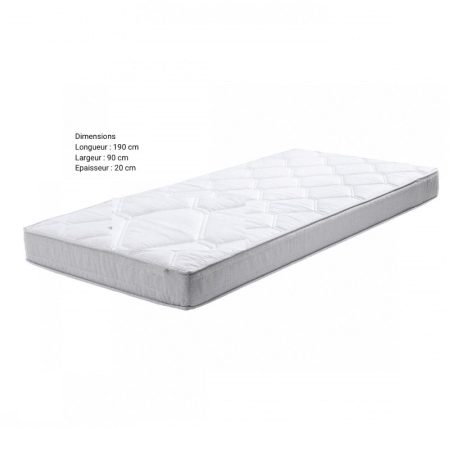 Matelas orthopédique 90x200x20cm