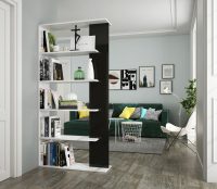 (KIT) étagère de rangement blanc et noir