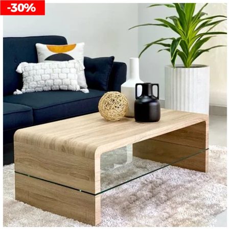 Primis (Pirate) table basse contemporaine chene