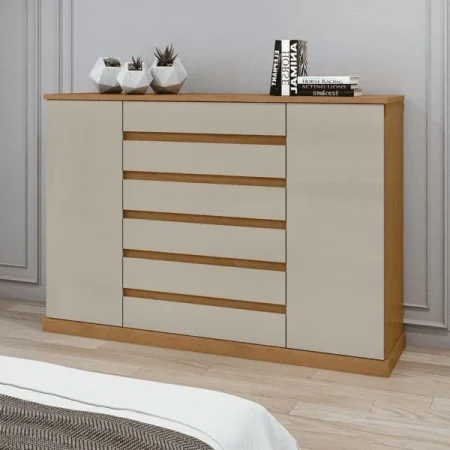 VEDRA COMMODE/ ALMOND CL/OFF WHITE (L173 x H119 x P46cm)
