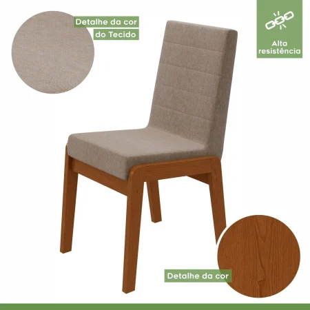 ATLA CHAISE - BROWN VELVET / ALMOND CLEAN