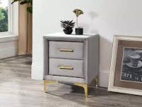 MANUEL CHEVET GRIS L 47 X H 65,5 X D41CM