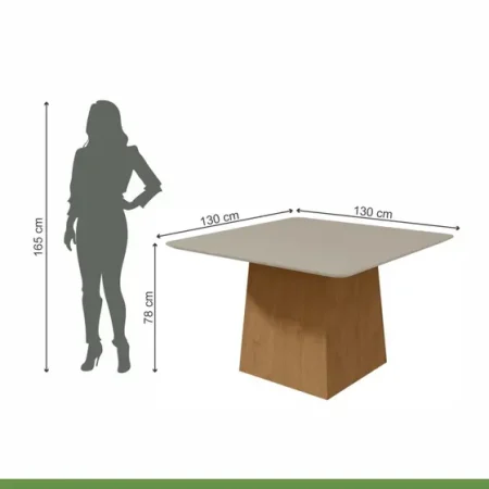 NEVADA TABLE  / FRASSINO/OFF WHITE