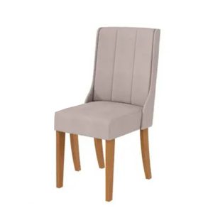 CELINA CHAISE - LINEN RINZAI BEIGE FABRIC /ALMOND CLEAN