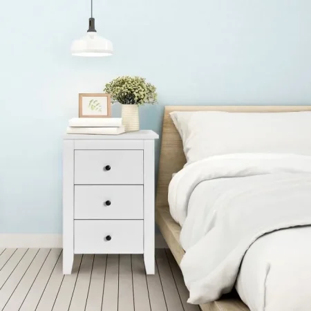 MAGGIORE  CHEVET / BLANC  46 x 37 x 65 CM