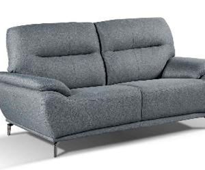 CANAPE PALERME GRIS TROIS PLACES