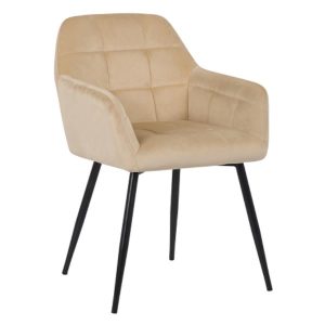 EARTHA CHAISE BEIGE VELOUR