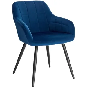 EARTHA CHAISE BLEU VELOUR