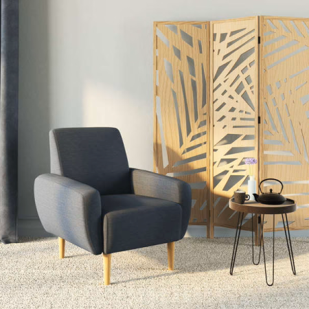 FAUTEUIL JAYA GRIS FONCÉ