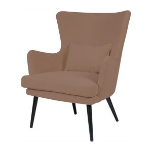 JESSY FAUTEUIL MARRON VELOUR (DISPONIBLE DANS 20 JOURS )