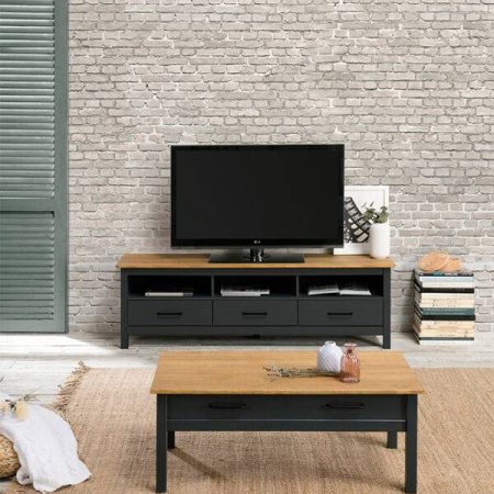 MEUBLE TV ONYX ANTHRACITE/CIRE