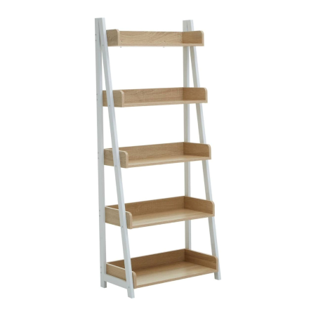 ÉTAGÈRE LECTIO  CHÊNE &  BLANC