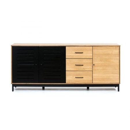 BUFFET ALESSIA CIRE NOIR