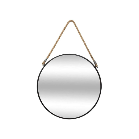 MIROIR MET CORDE EDEN NOIR D38 121409A