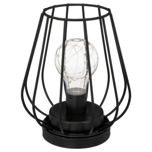 LAMPE MET FIL MADI NOIR 161940A