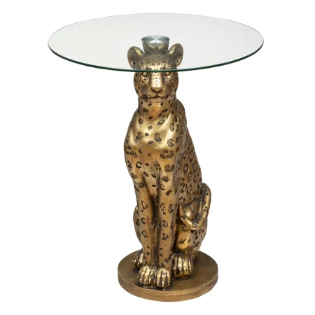 TABLE CAFE ROND WILD LEOPARD 197754