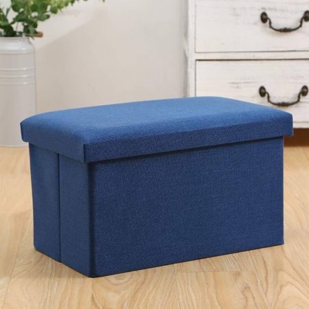 POUF PLIABLE DOUBLE VELOUR TESS BL F 156911A