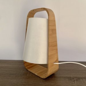 LAMPE BAMBOU REX BLANC 157705A
