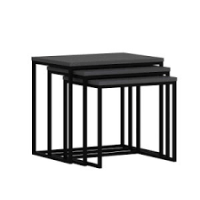 TABLE GIGONE, TROIS PIECES, NOIR, MABRE, SHP-933-QQ-1