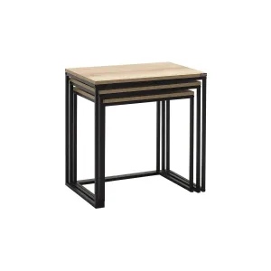 TABLE D'APPOINT 3 EN 1 NOYER D'OSLO SHP-933-OO-1