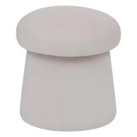 POUF VELOUR NOA IVOIRE 202219A