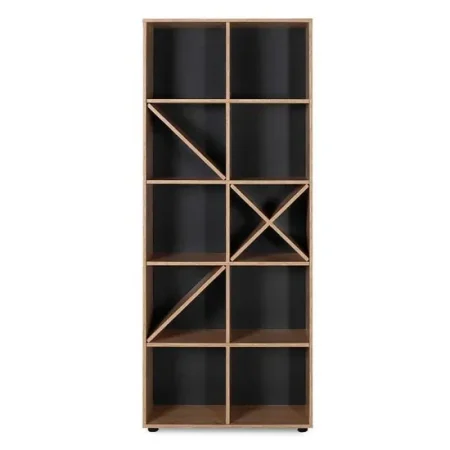 Bibliothèque design couleur chêne KTP-910-SS-1