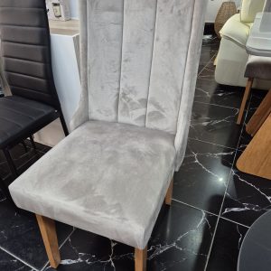 CELINA CHAISE - VELVET CAPUCCINO FABRIC