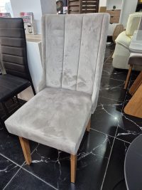 CELINA CHAISE - VELVET CAPUCCINO FABRIC