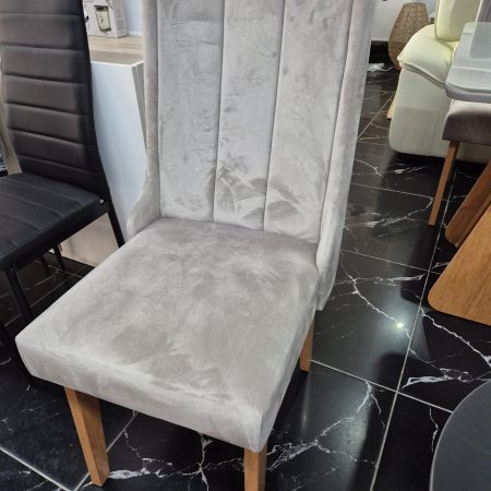 CELINA CHAISE - VELVET CAPUCCINO FABRIC