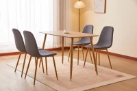 MANBO Table a manger Chêne + 4 Chaises