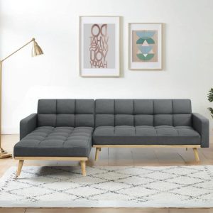 Canapé Raymond lit Corner Gris