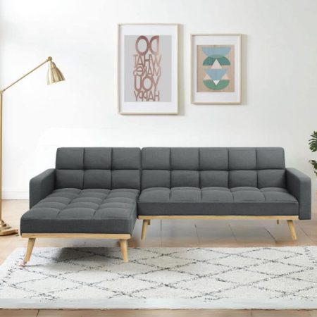 Canapé Raymond lit Corner Gris