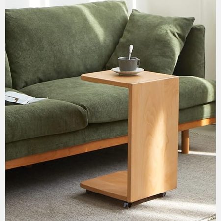 TABLE D'APPOINT AVEC ROULETTES SHP-108-SS-1