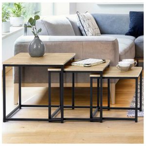 TABLE D'APPOINT 3 EN 1 PROFILE SERIES CAFFE SHP-933-TT-1