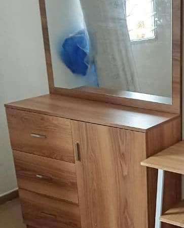 Linda coiffeuse oak/walnut L 100 x H 150x  P 38cm