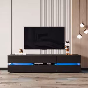 LINA MEUBLE TV NOIR 177*39*45 CM