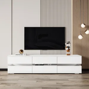 LINA MEUBLE TV BLANC 177*39*45 CM