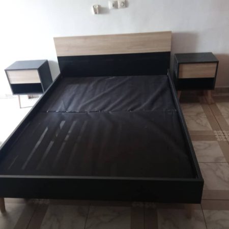 Aalborg bed lit 140 x 190 cm3501L260 Lit + 2 CHEVETS 140x200cm
