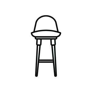 Table et chaise haute