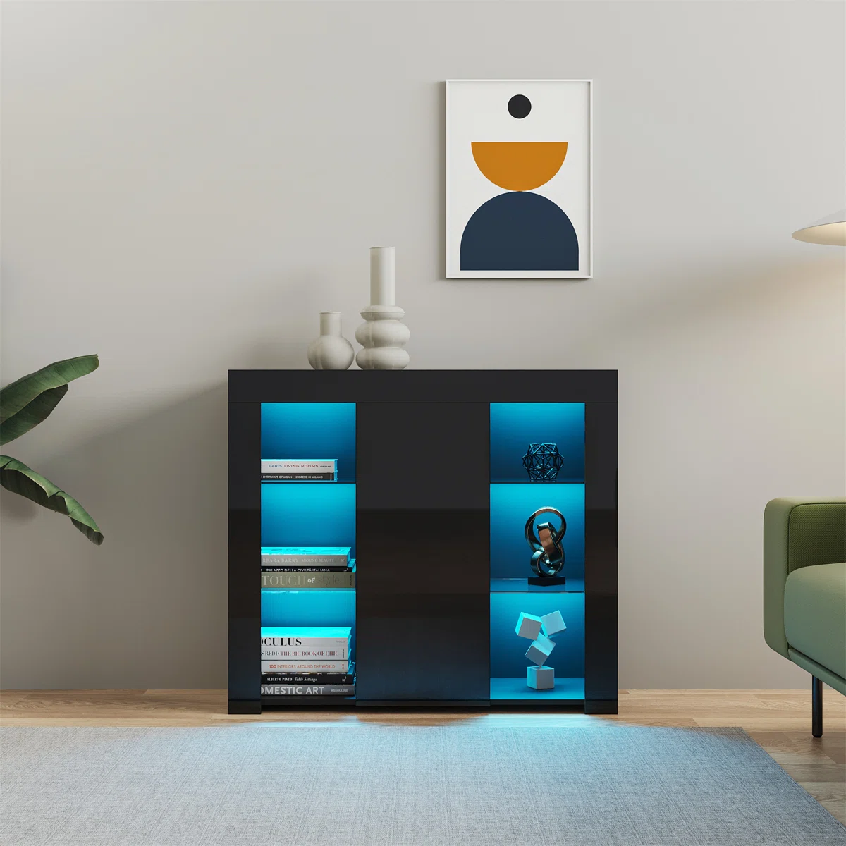 Meuble+télé+moderne+de+37+W+avec+tiroir+et+1+porte+Dolline,+console+multimédia,+centre+de+divertissement+avec+lumières+DEL-87903929 (1)