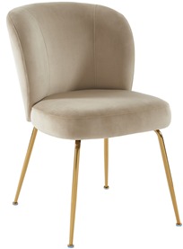 Chaises de salle à manger BORA DINING BEIGE 52X52.5XH80 cm