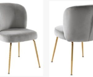 Chaises de salle à manger BORA DINING GRIS  ‎52X52.5XH80 cm