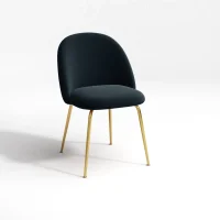BELLE CHAISE DE SALLE À MANGER BLEU NUIT