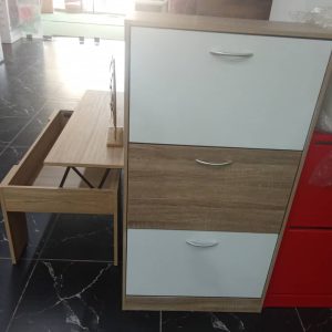 Comfort 3 battants meuble de chaussure 16 paires