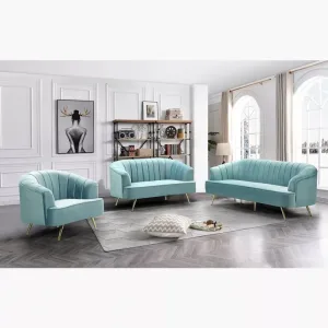 ENSEMBLE CANAPE DORA BLEUE